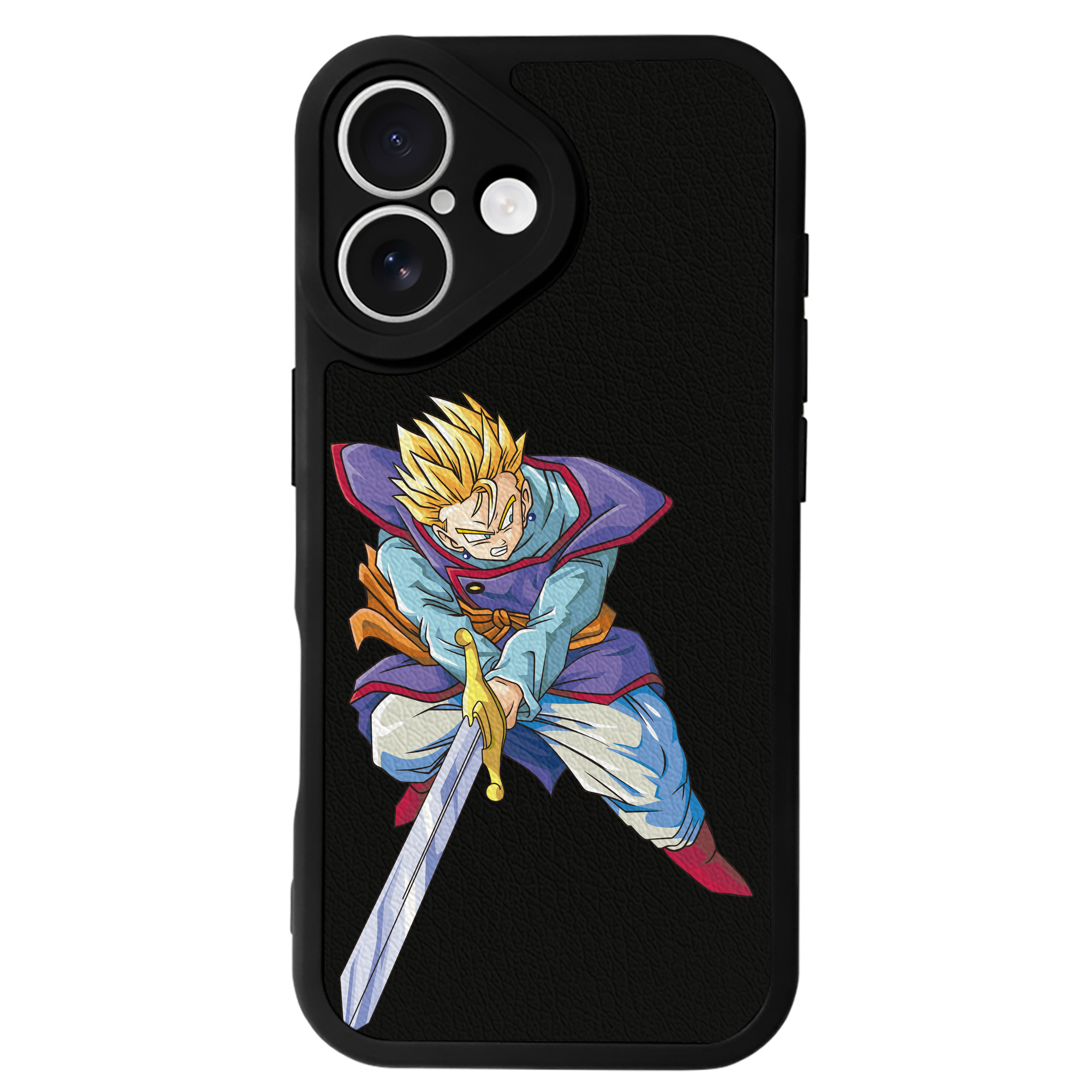（画像用） ドラゴンボール DRAGON BALL 【iPhone 16シリーズ対応】シリコンスマホケース（レザー調） 材質：シリコン